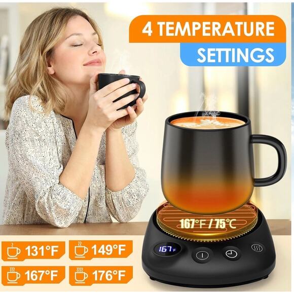 Kitchen Kitchek Shop Tea Cup Coffee Mug Warmer New In Box. - Picture 8 of 10